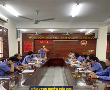 Chi bộ Viện KSND huyện Sóc Sơn tổ chức Hội nghị rà soát, bổ sung quy...